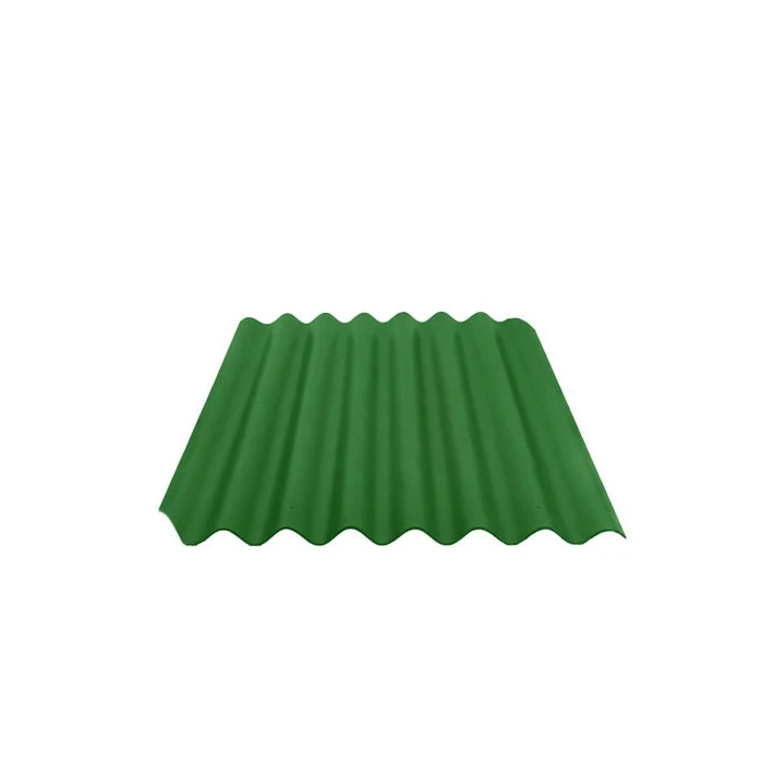 Черепица фиброцементная ТИСМА 40/150-8-865х1130х5,8 зеленый Y139 ТУ