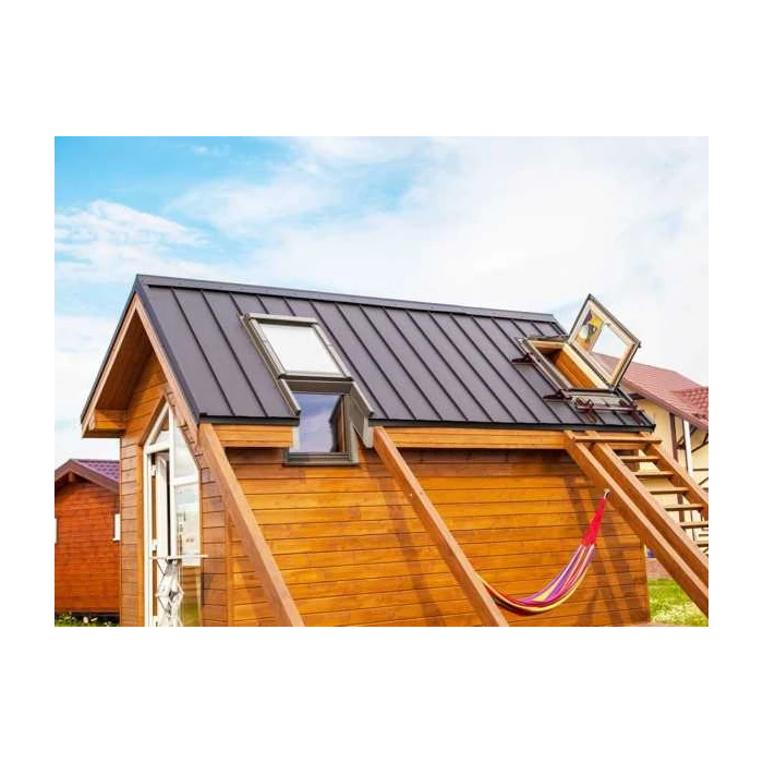 Фальцевая кровля Кликфальц mini Grand Line 0,5 Satin RR 32 Темно-Коричневый