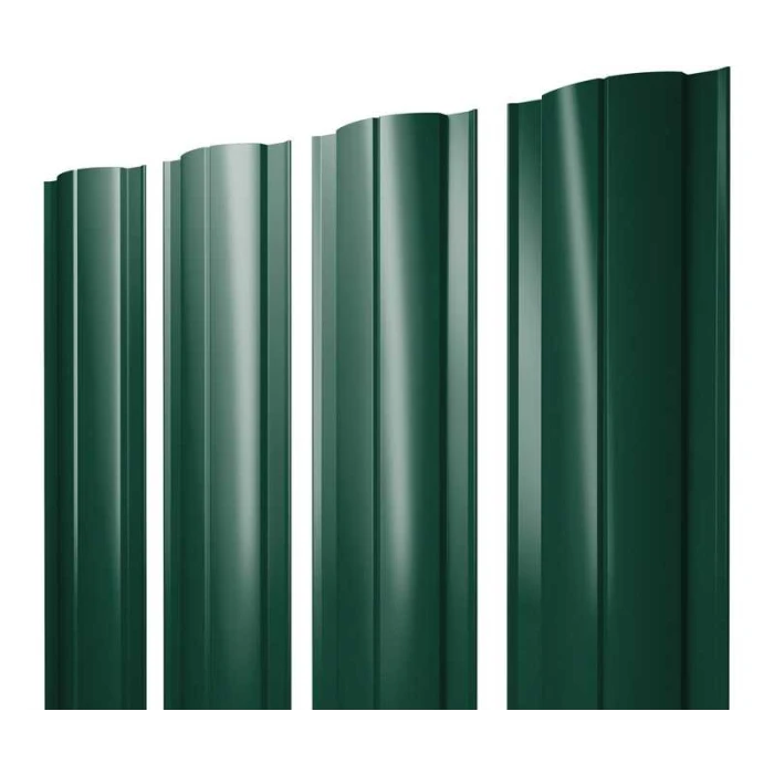 Штакетник Круглый Grand Line 0,45 Полиэстер RAL 6005 Зеленый Мох